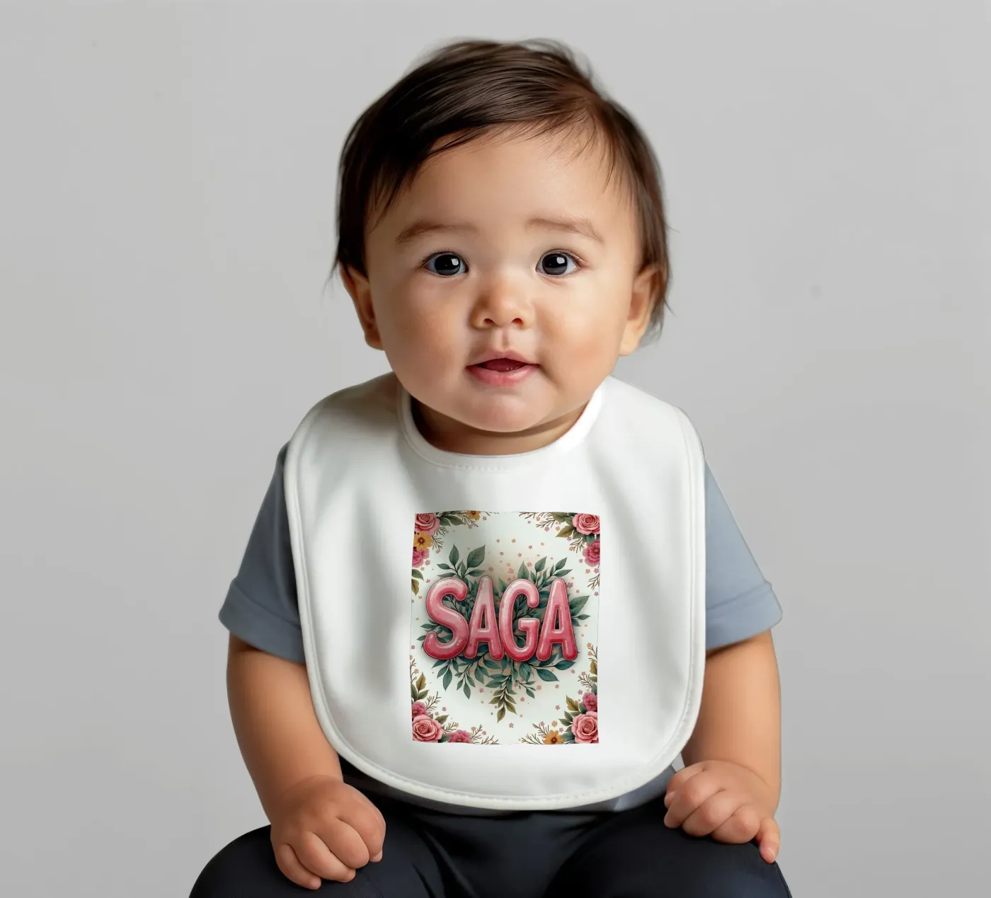 SAGA baby bib by CASTILO Namengalerie