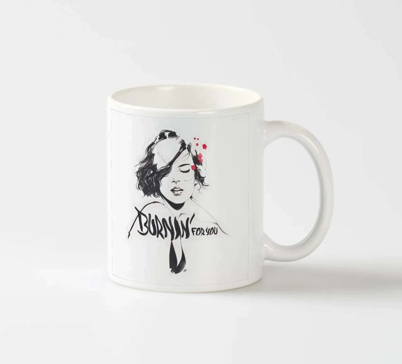 Burnin' For You tazza in ceramica da Manuel Rebollo