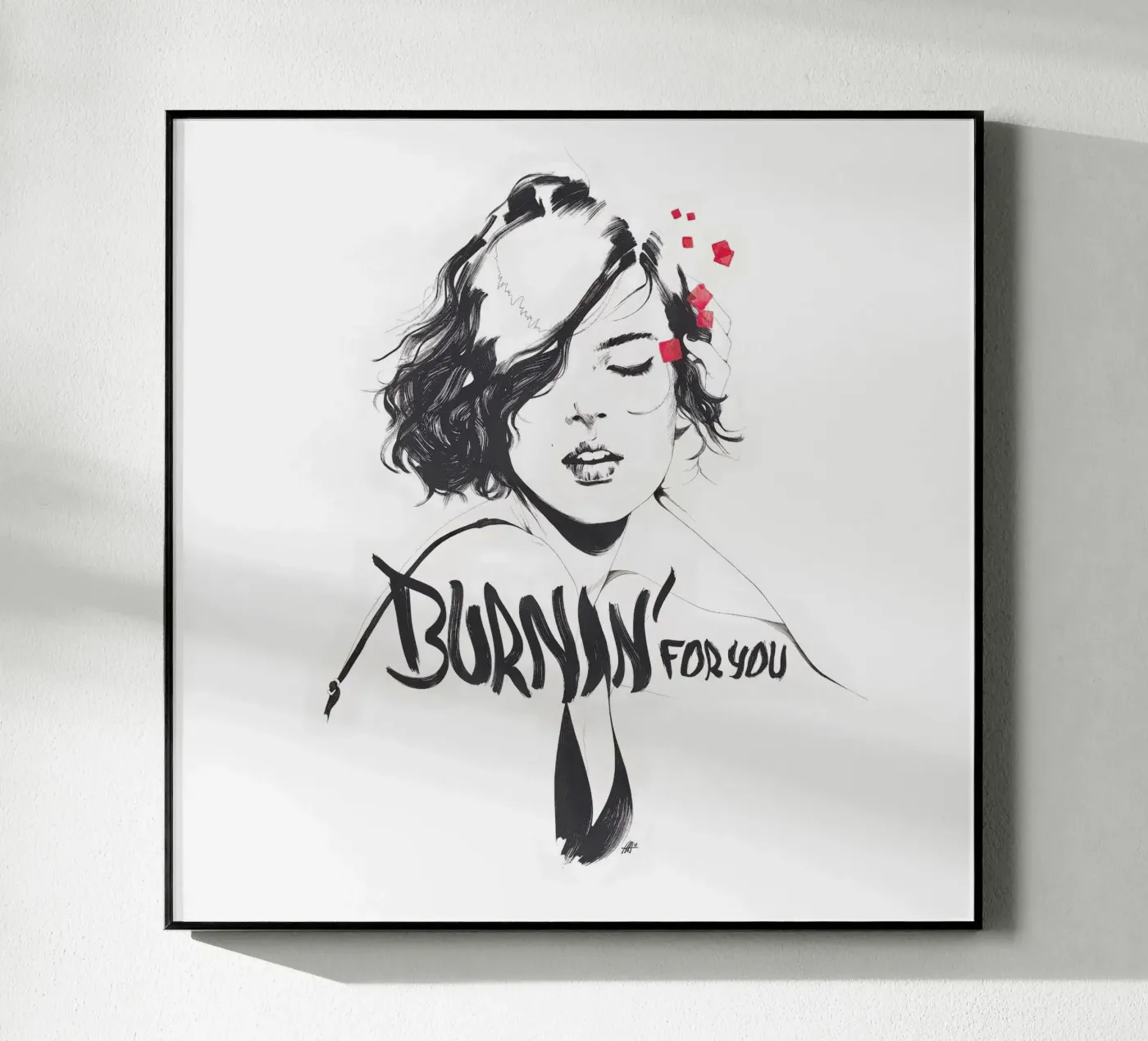 Burnin' For You plexiglass da Manuel Rebollo