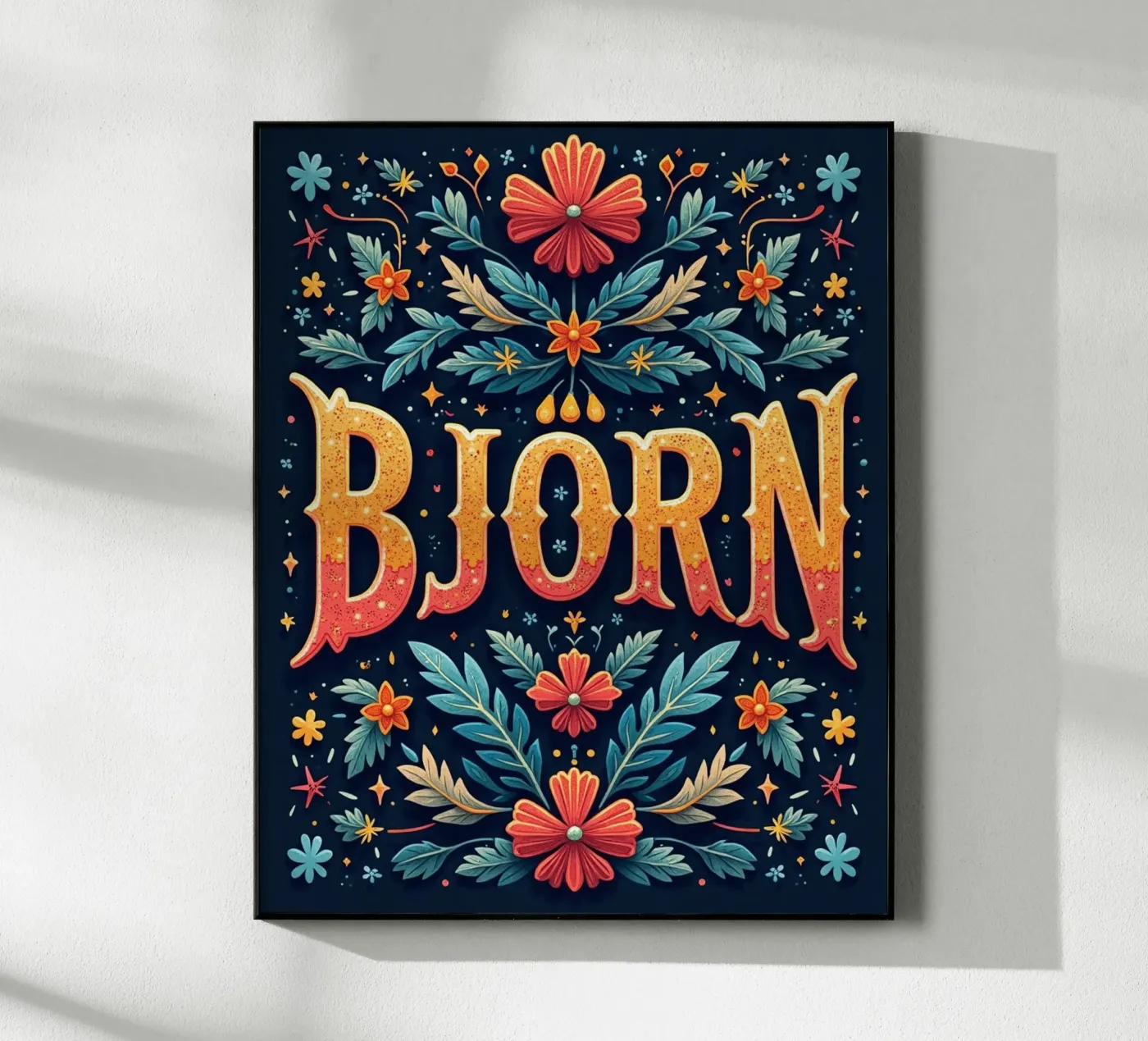 BJÖRN acryl van CASTILO Namengalerie