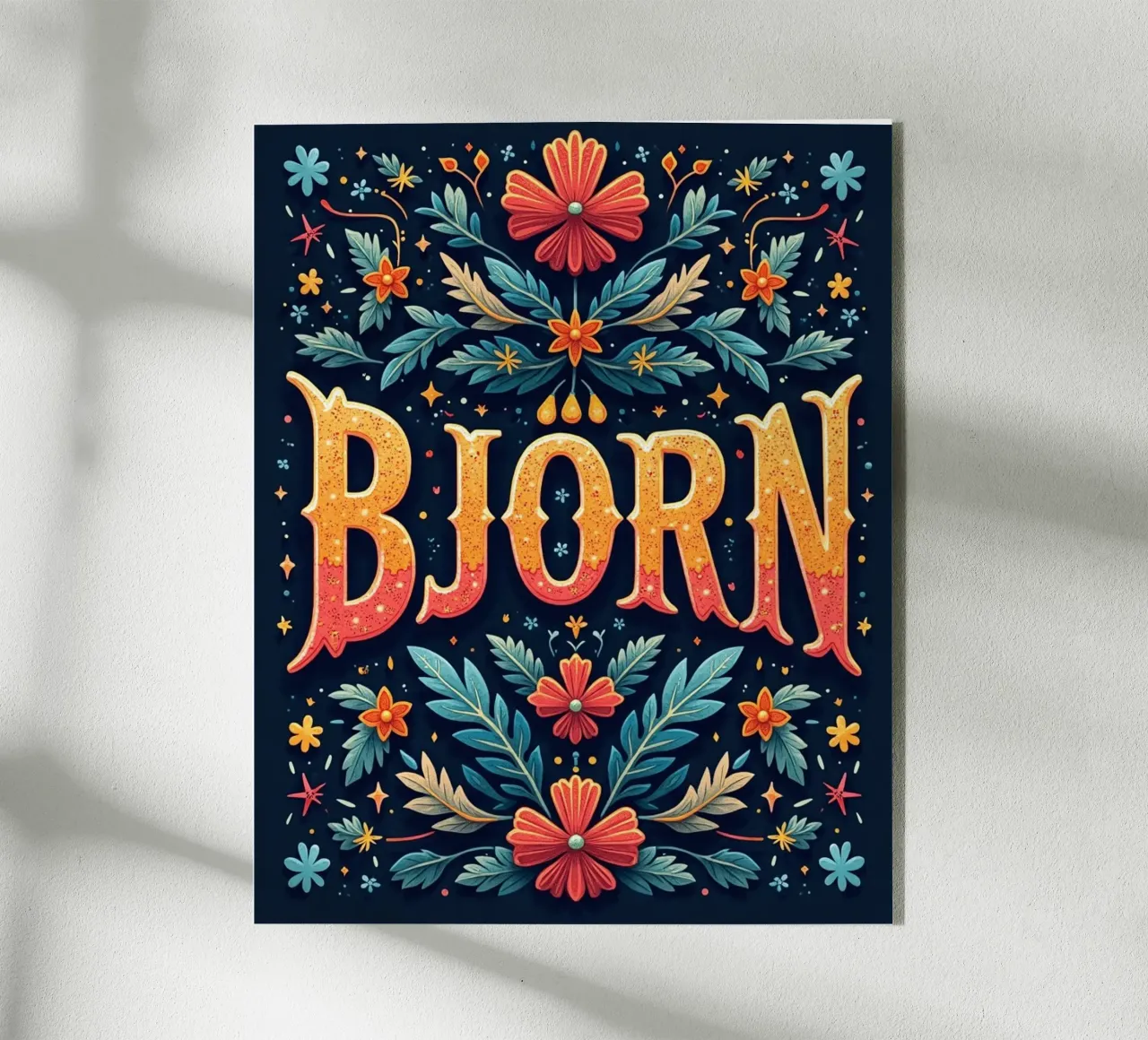 BJÖRN plexiglass da CASTILO Namengalerie