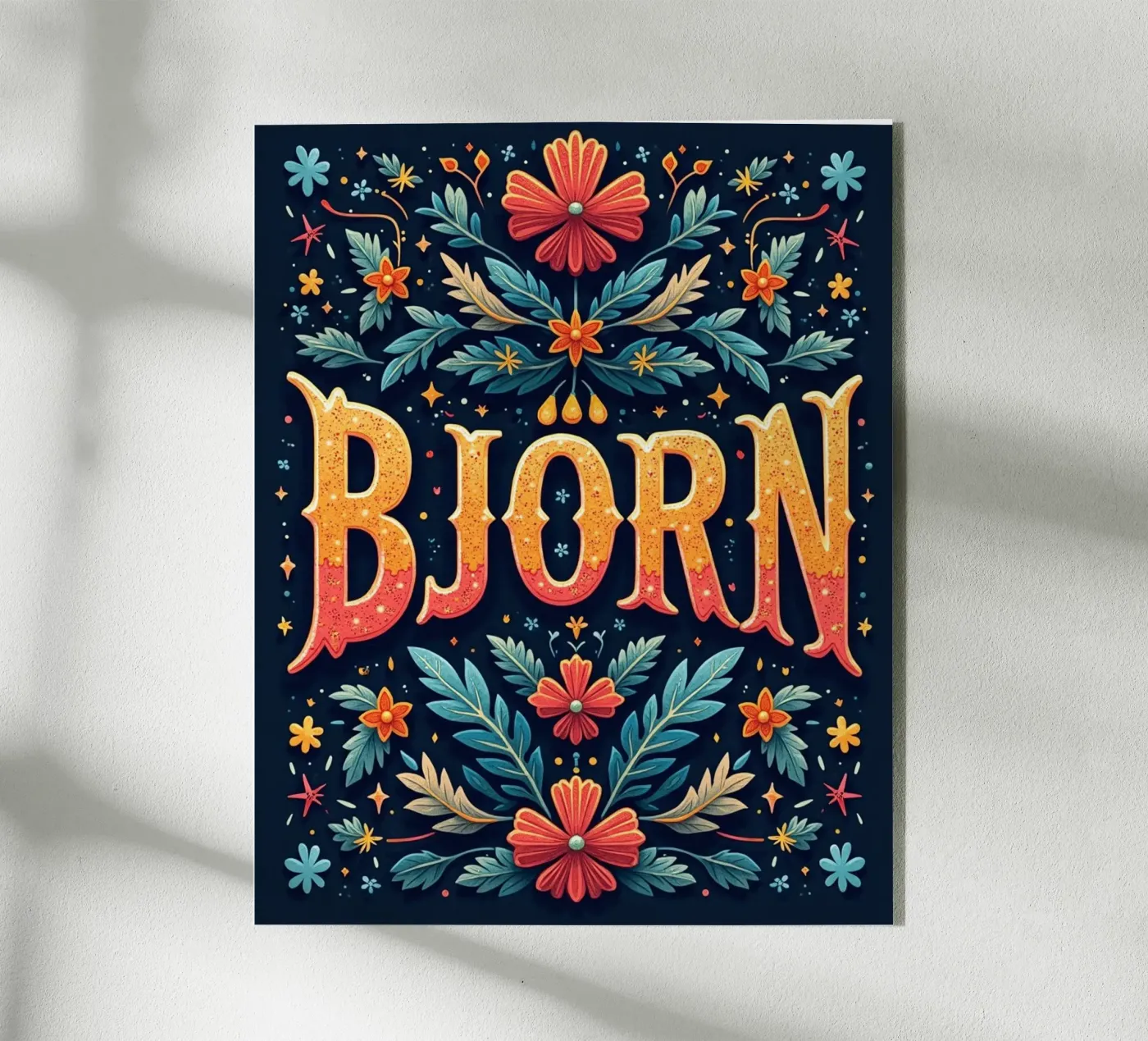 BJÖRN acryl van CASTILO Namengalerie