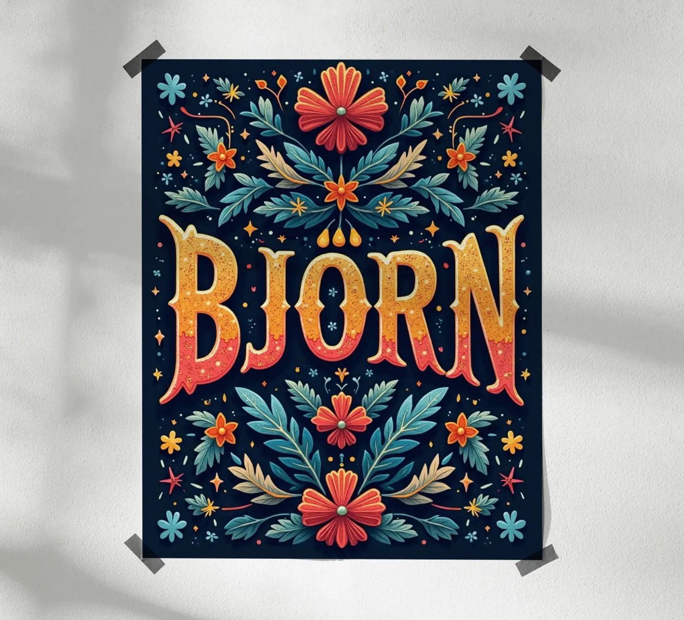 BJÖRN poster da CASTILO Namengalerie