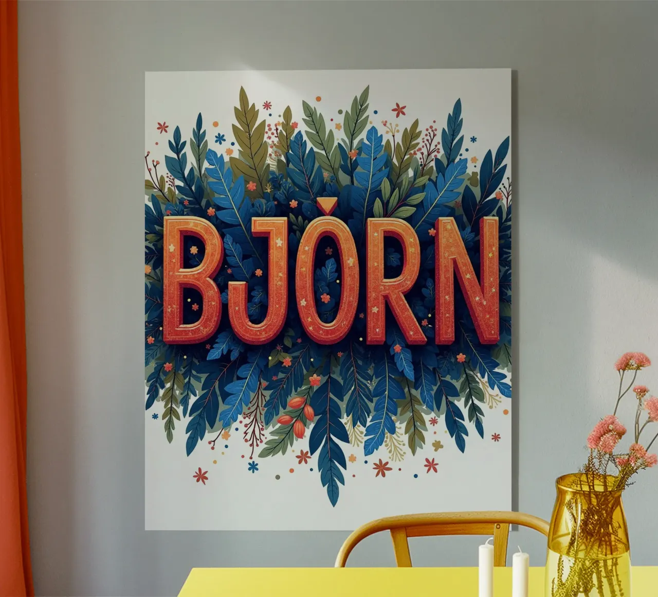 BJÖRN plexiglass da CASTILO Namengalerie