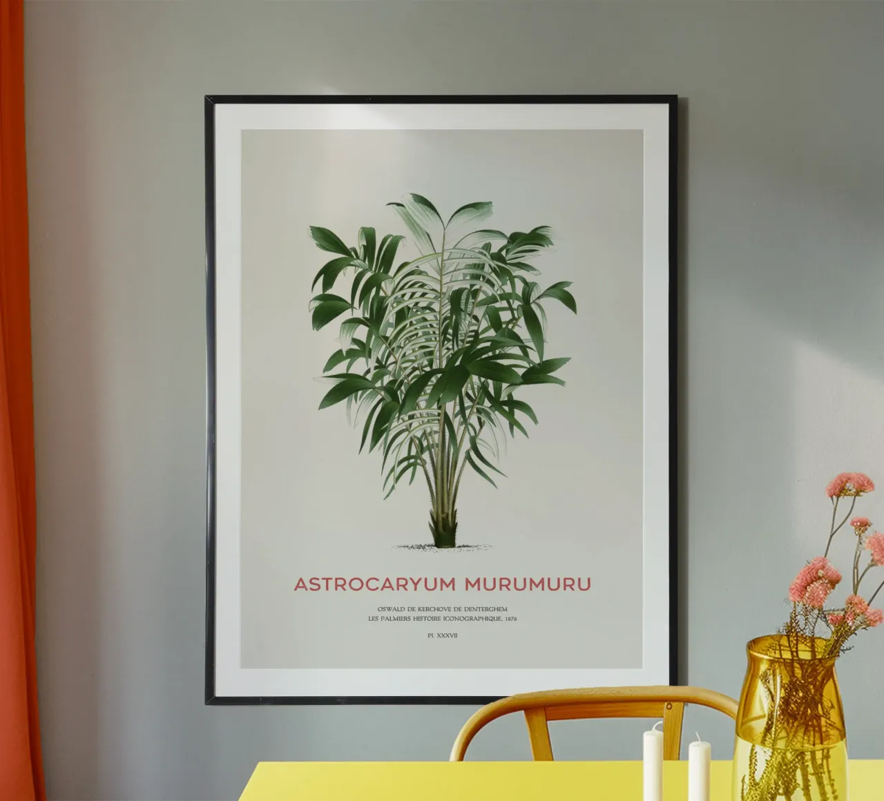 Murumuru-Palme oder Astrocaryum murumuru Hahnemühle von Vintagrafica