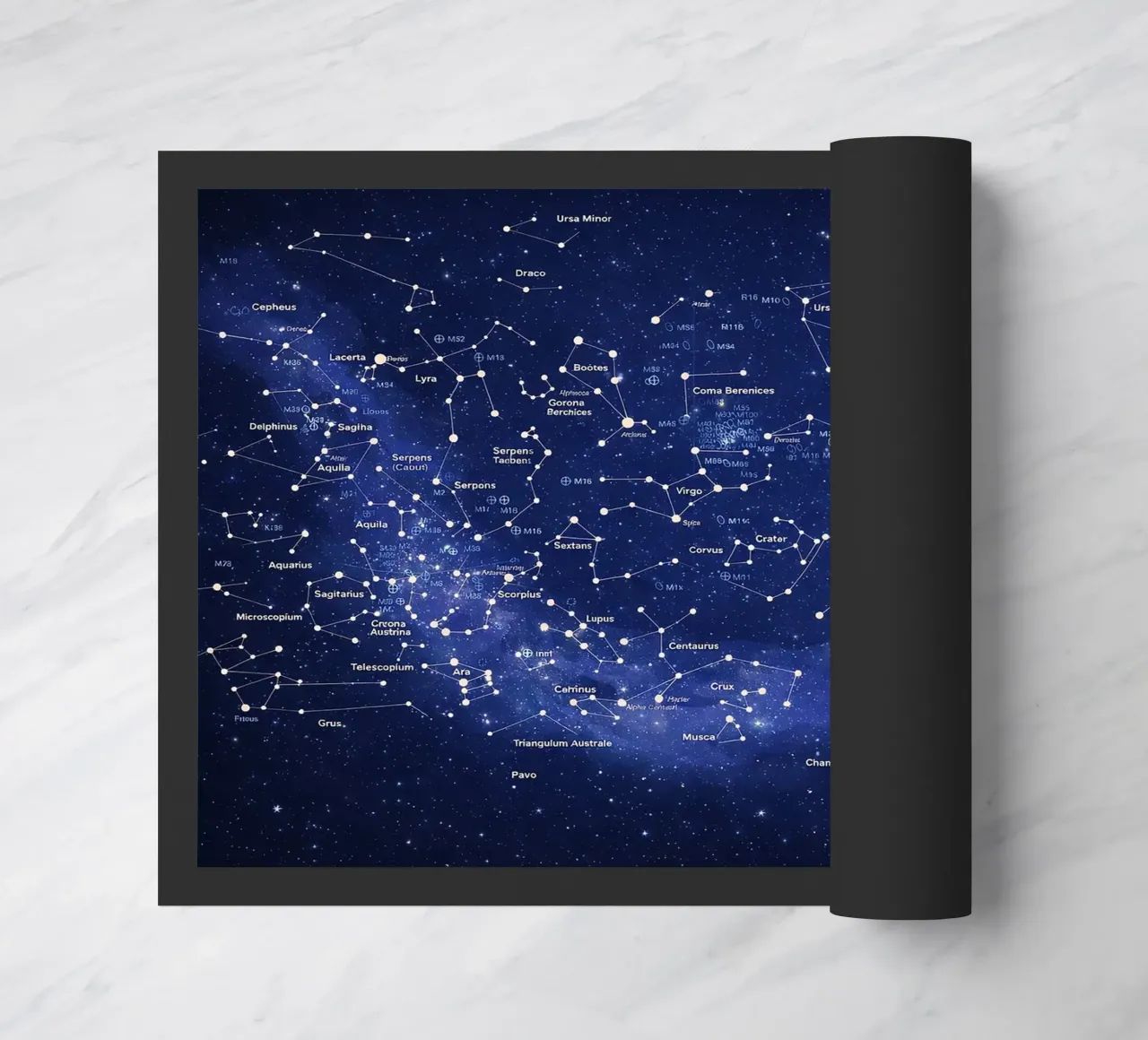 Deep Blue Constellation Map zerbino da Ninaittwaa