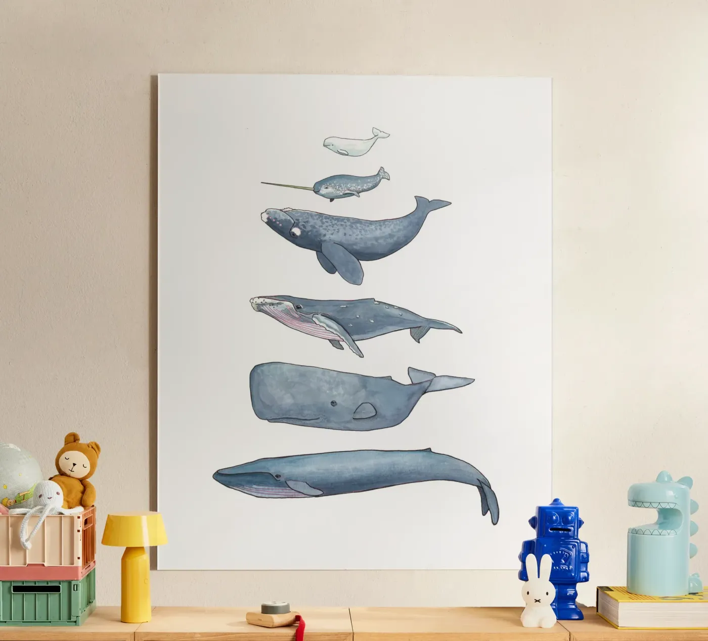 Large marine mammals plexiglas de Face & Content