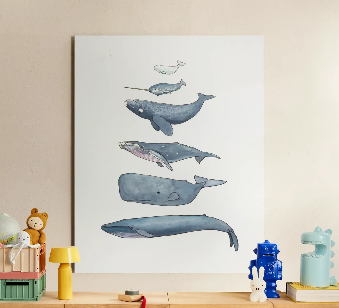 Large marine mammals panneau forex de Face & Content