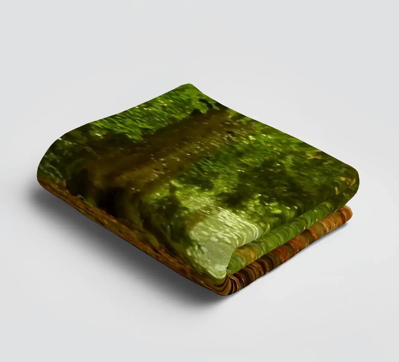 Path in the forest in summer sunshine towel by Something for you