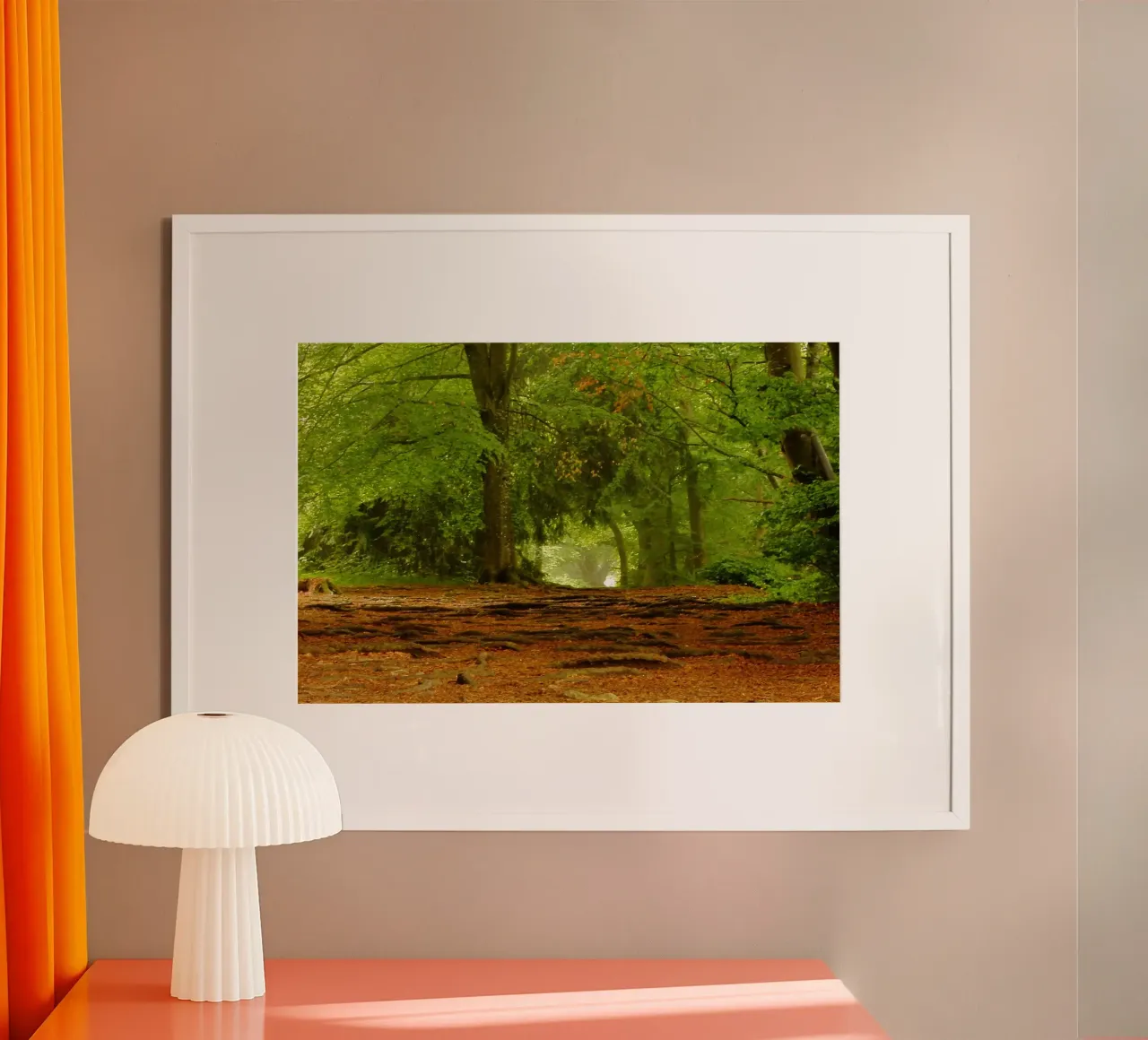 Chemin dans la forêt en été par temps ensoleillé hahnemühle de Something for you