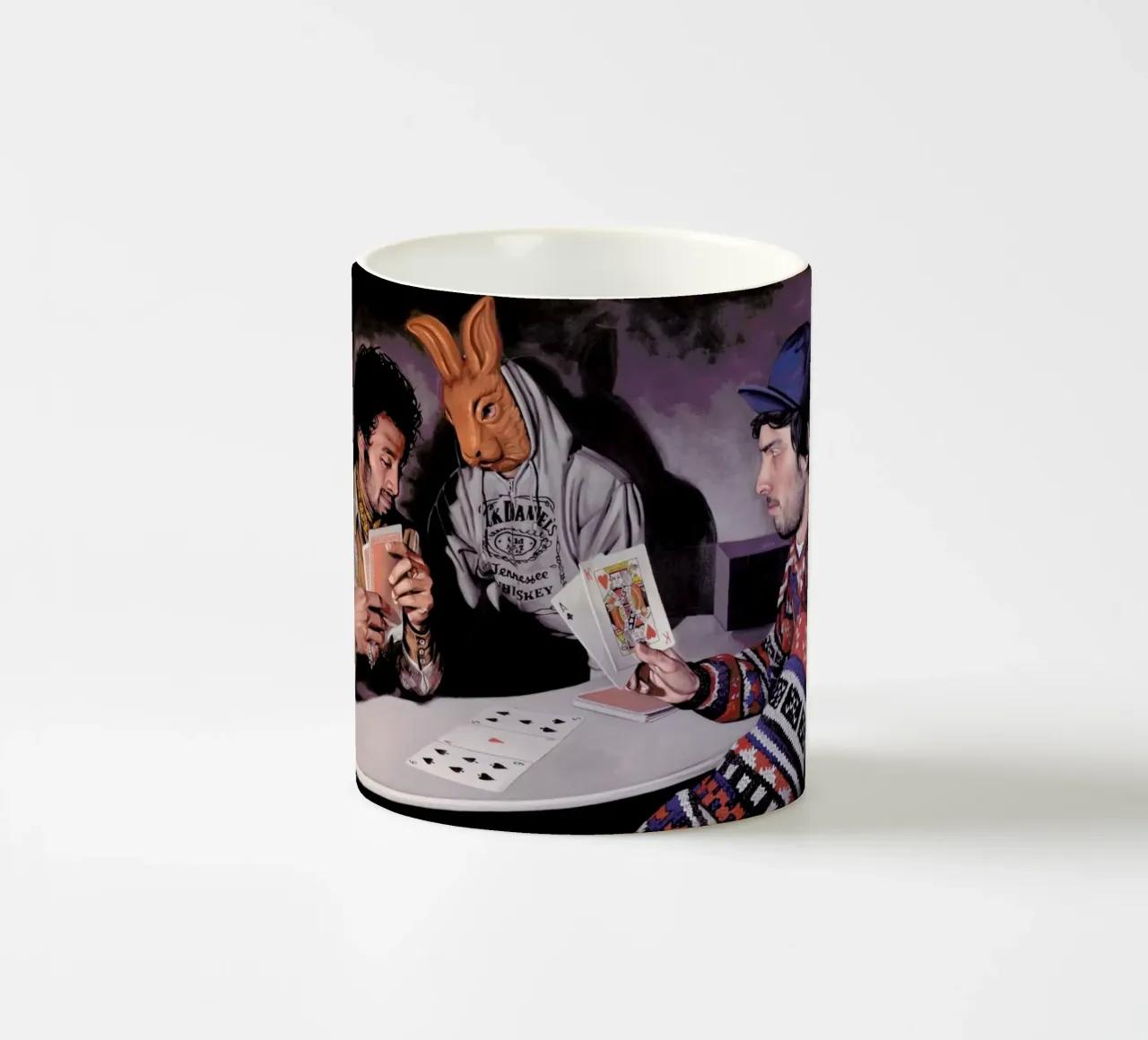 Le Tricheur tazza in ceramica da Jérôme Romain