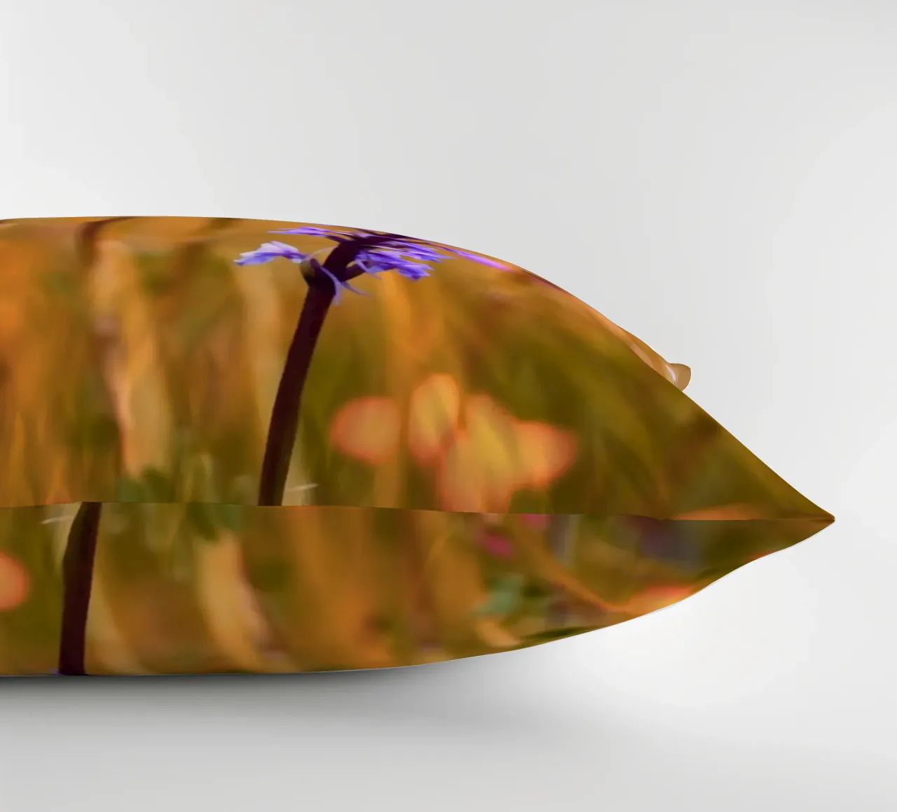 Small purple flowers in the sunshine decorative cushion by Something for you
