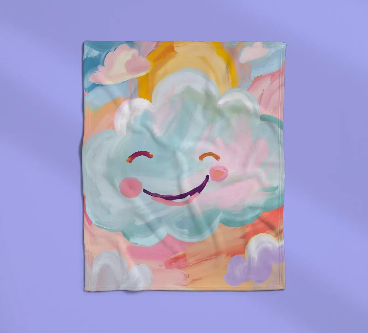 Lächelnde Wolke coperta in pile da Ohkimiko
