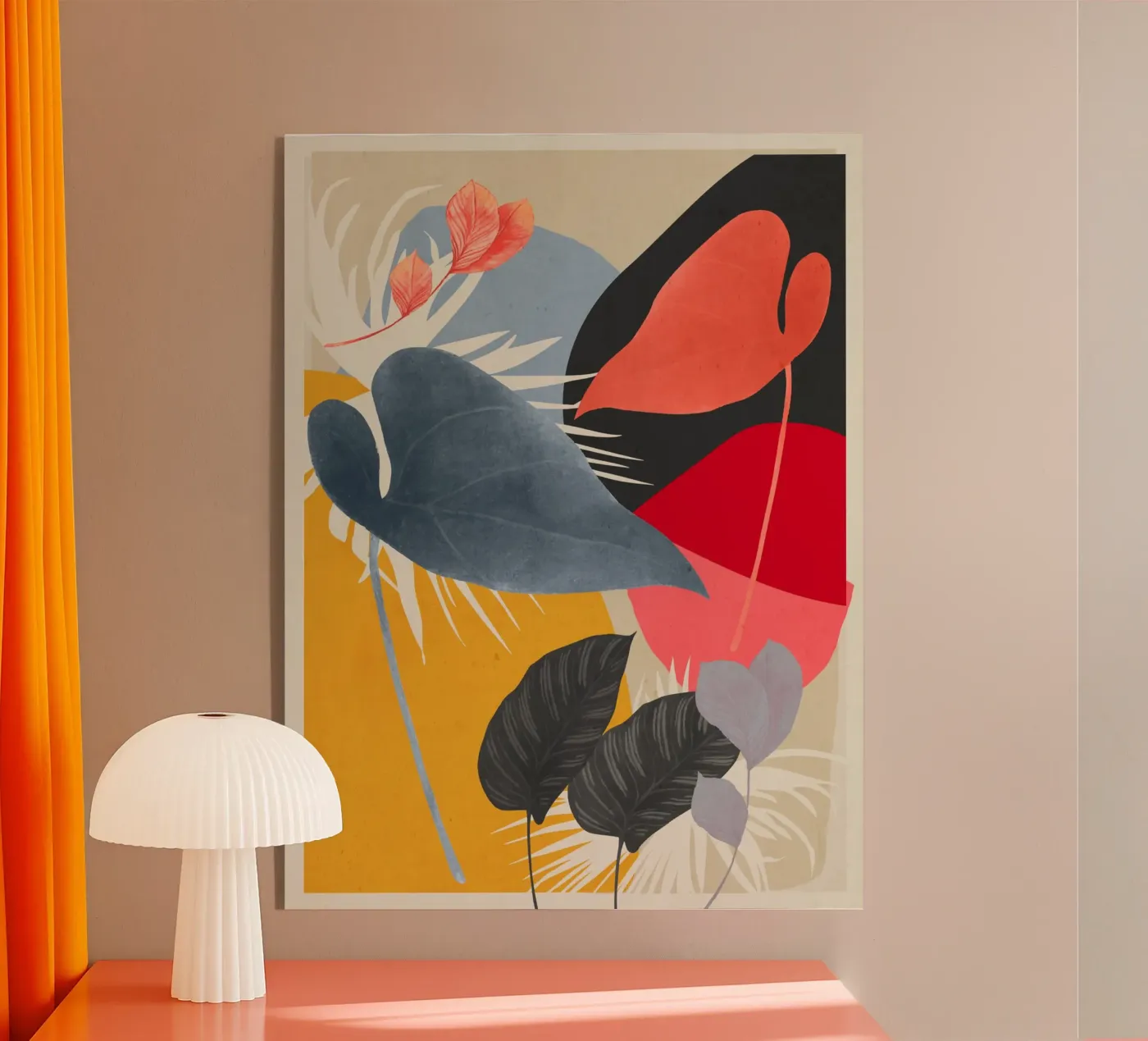 Foglie colorate plexiglass da ThingDesign