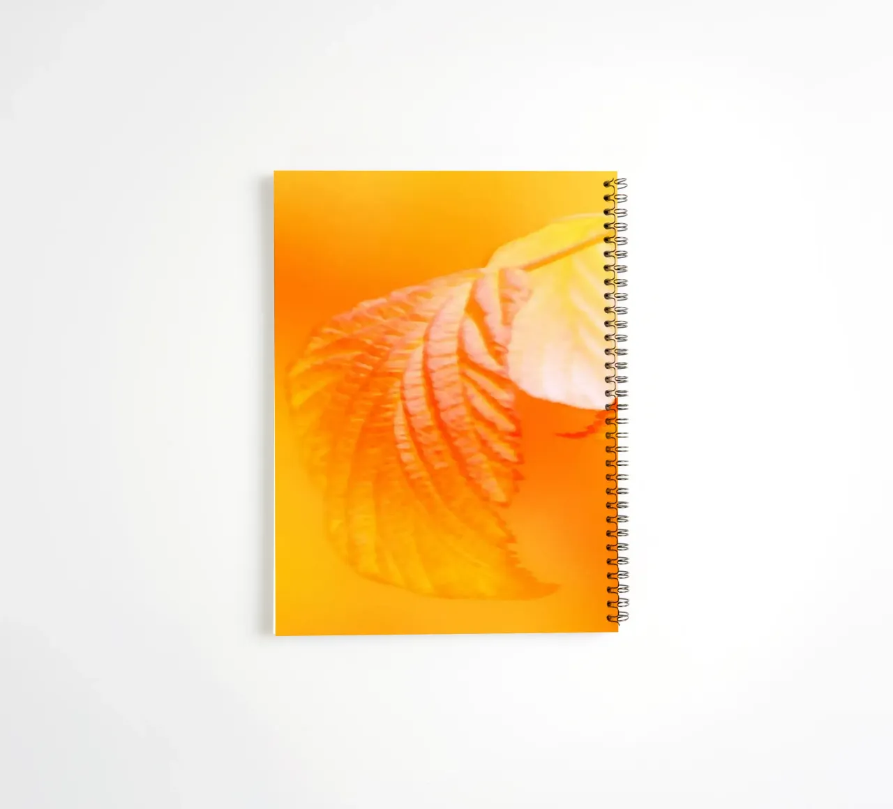 Leaves of a tree in autumn spiral notebook by Something for you
