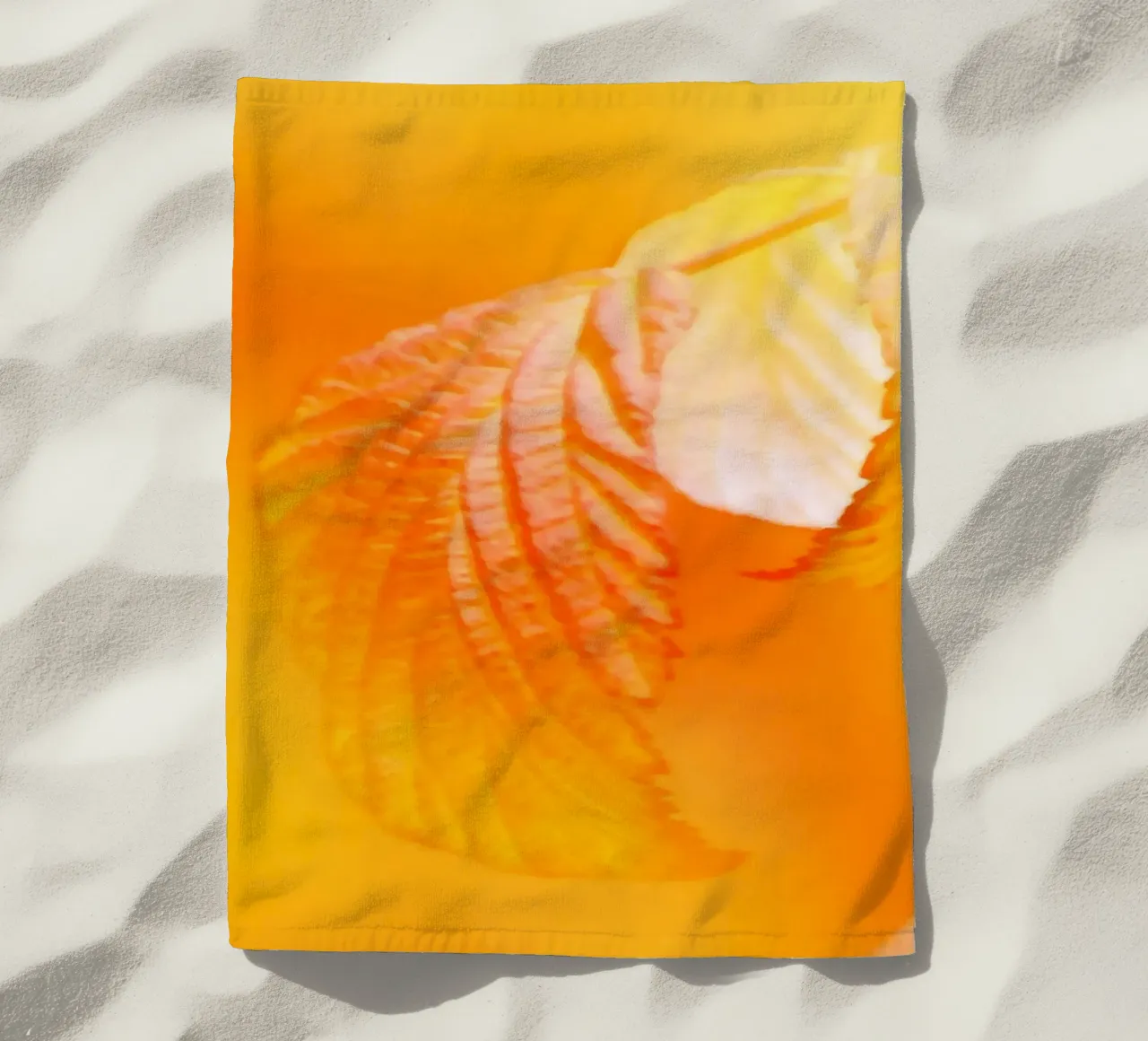 Foglie di un albero in autunno telo mare da Something for you