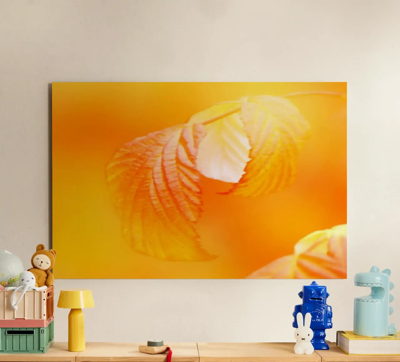 Foglie di un albero in autunno alluminio dibond da Something for you