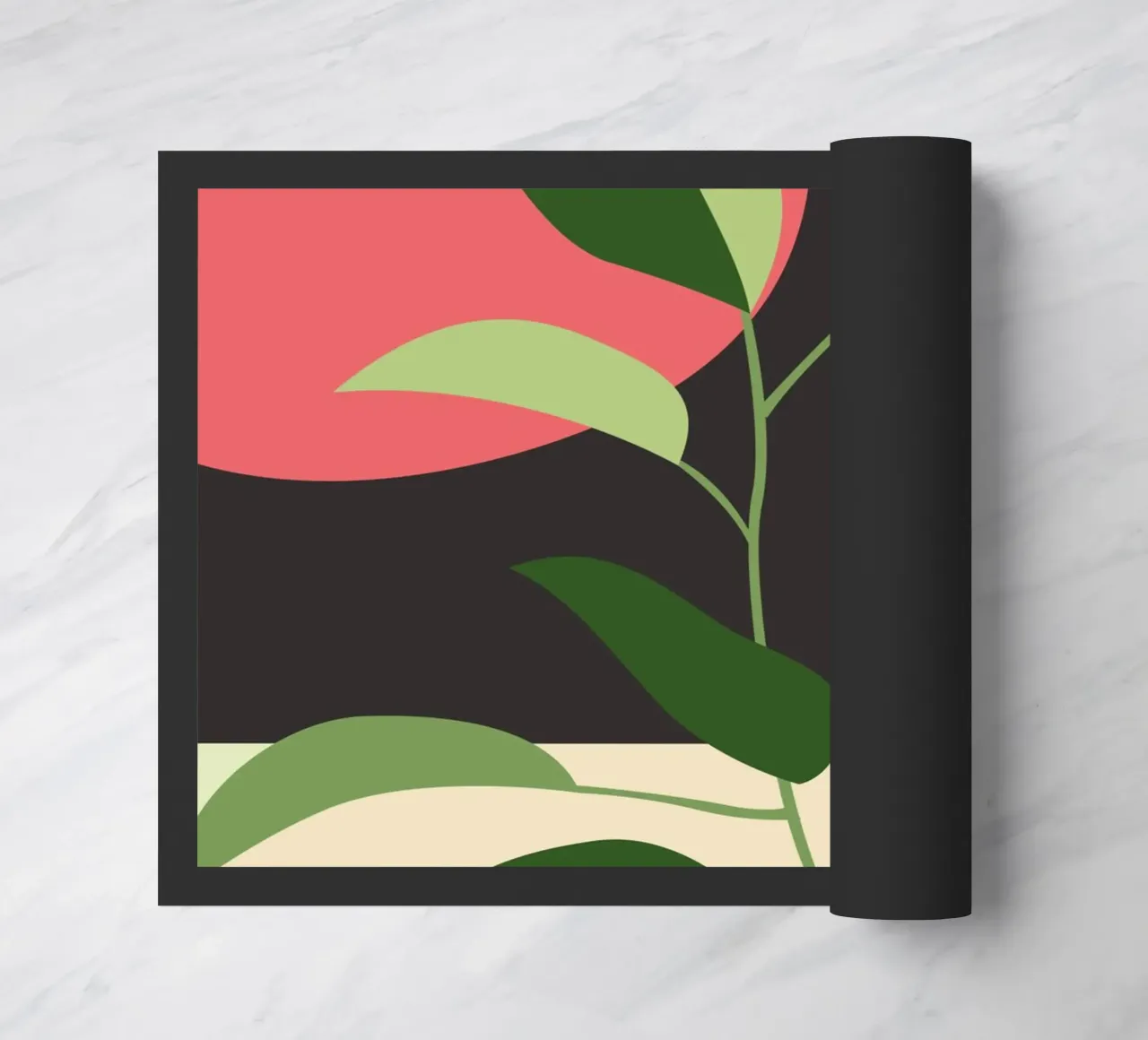 Foglie e sole zerbino da ThingDesign