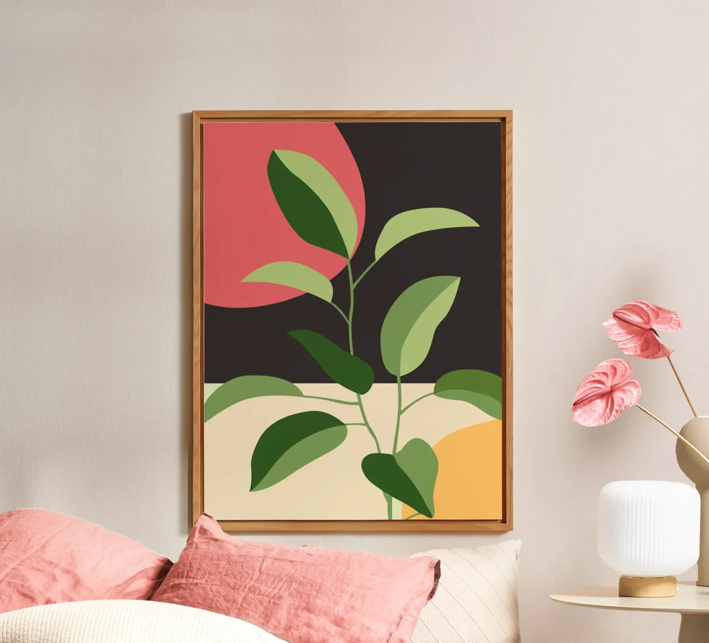 Foglie e sole alluminio dibond da ThingDesign