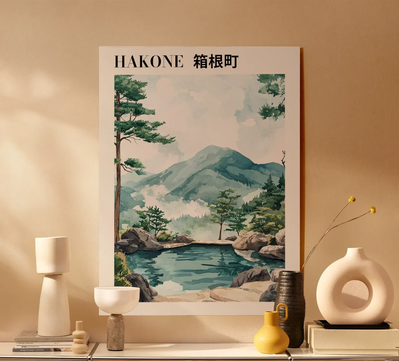 Hakone - 箱根町 acryl van Sugoi