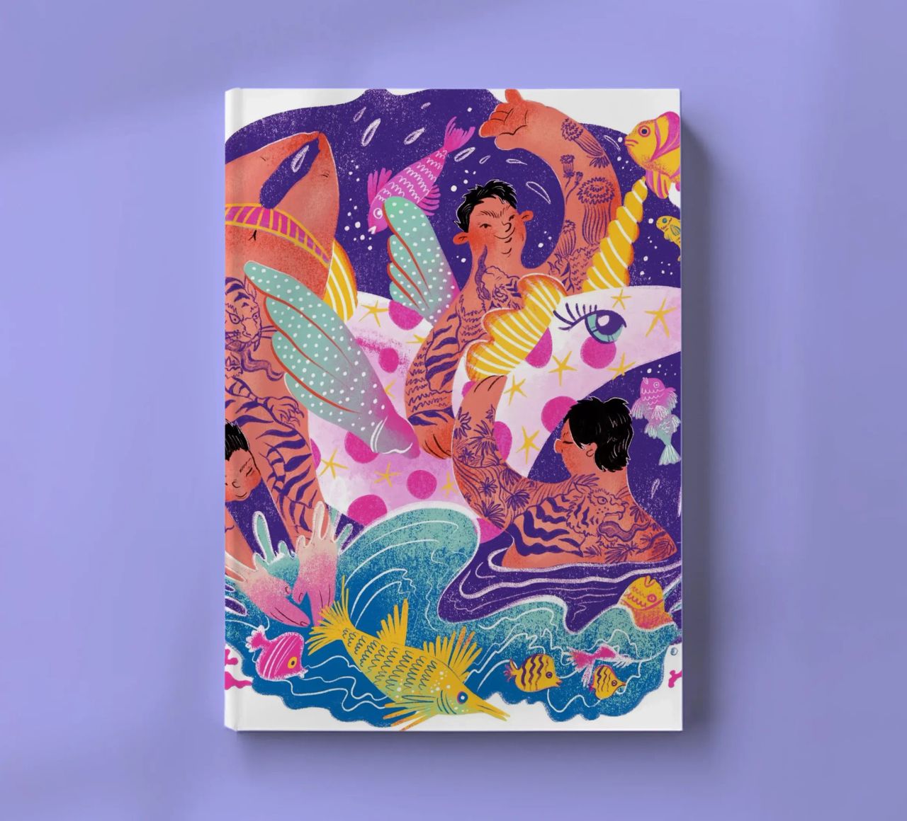 Three brothers and a unicorn float carnet de notes de Moira Scicluna Zahra