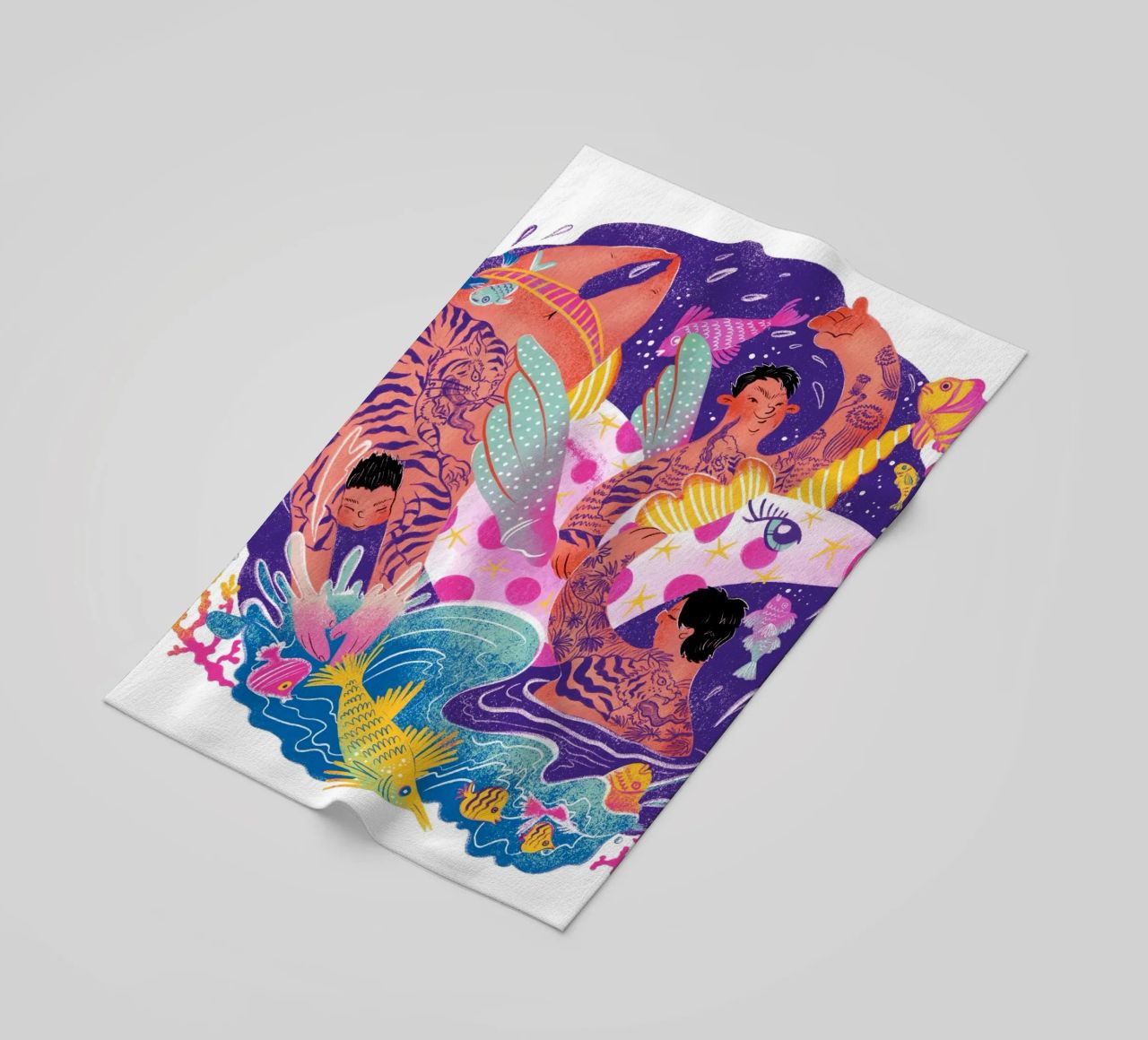 Three brothers and a unicorn float telo mare da Moira Scicluna Zahra
