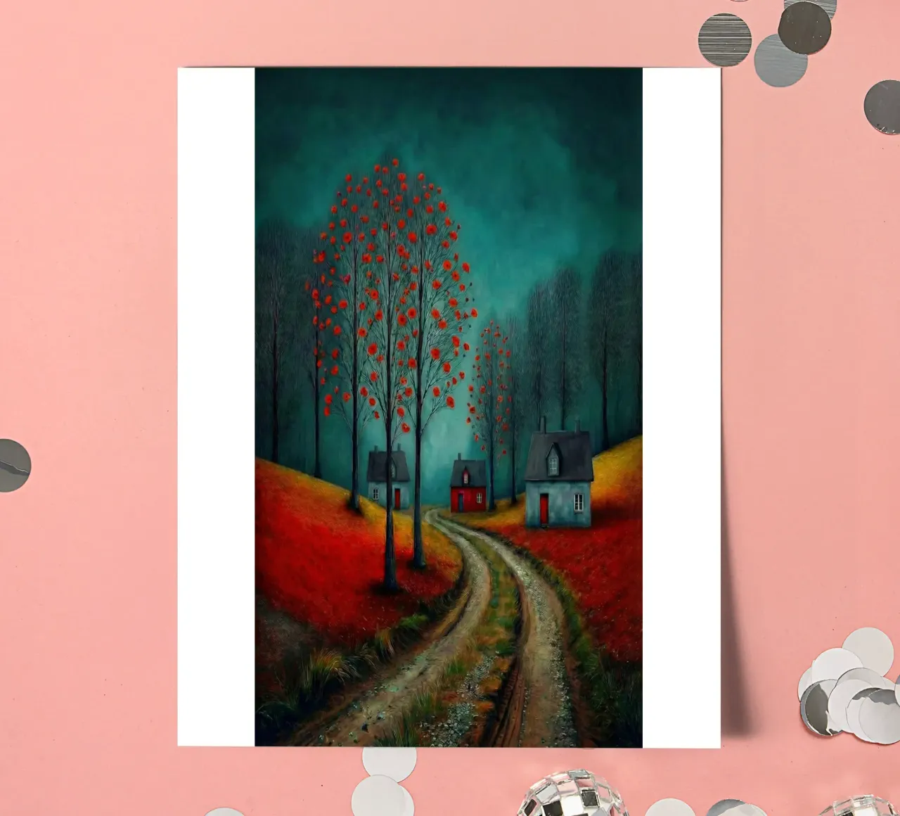 Silent Path sticker sheet by vincenzomarzocchiartist