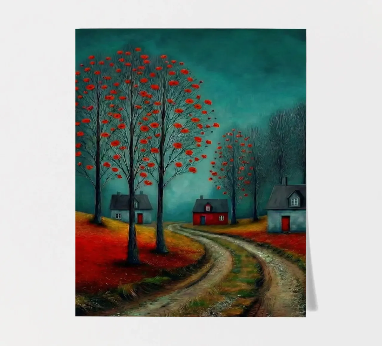 Silent Path sticker sheet by vincenzomarzocchiartist