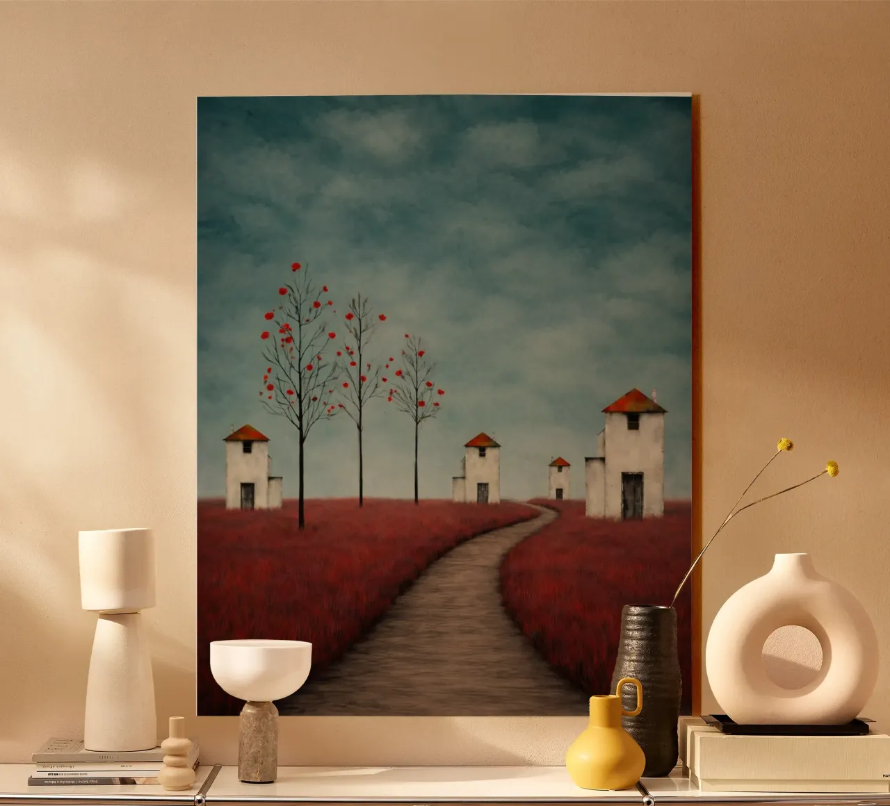 Maisons blanches plexiglas de vincenzomarzocchiartist