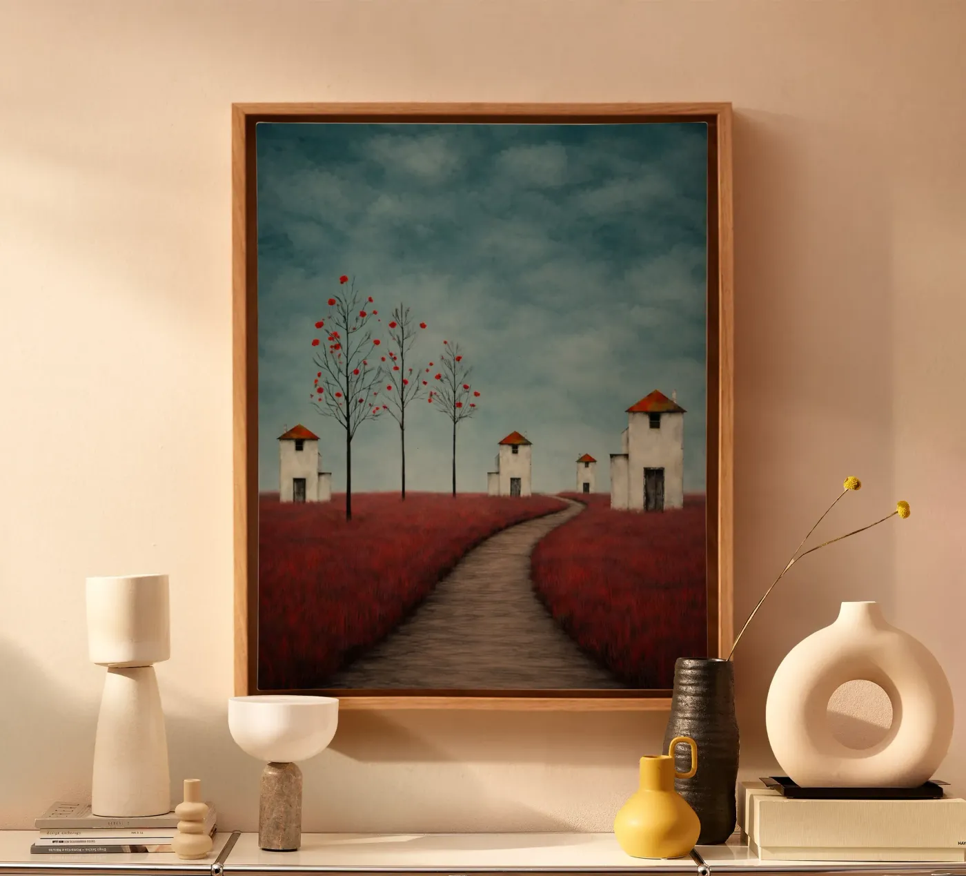 Case bianche tela da vincenzomarzocchiartist