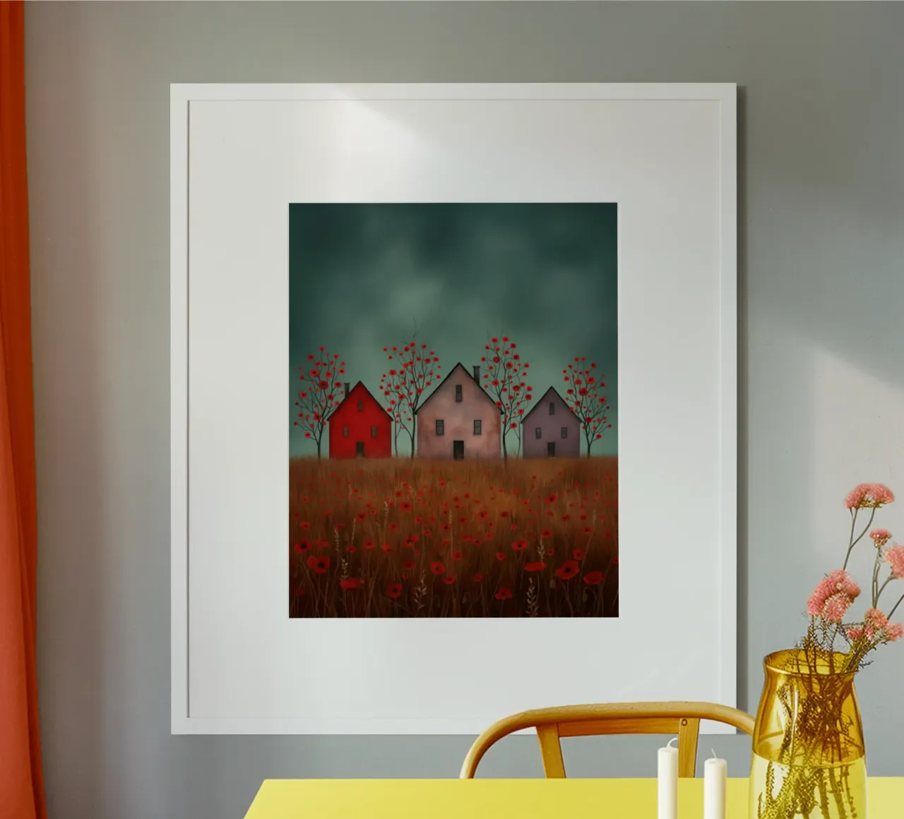 Three Houses poster de vincenzomarzocchiartist