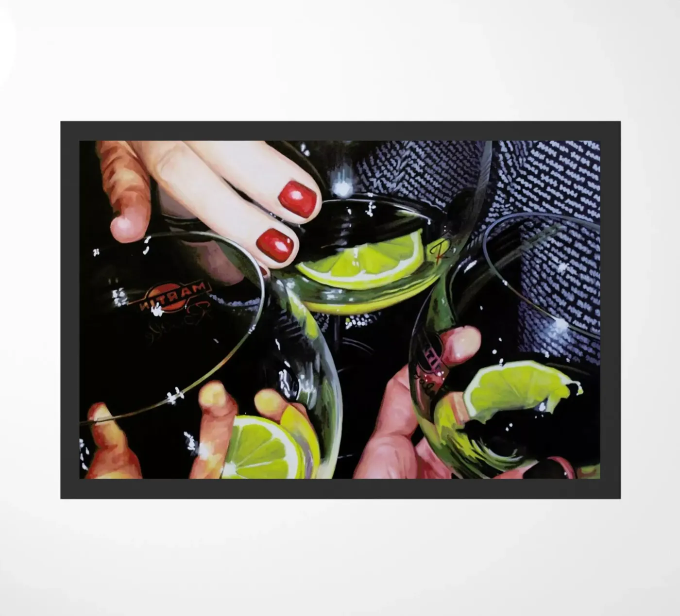 Martini doormat by Jérôme Romain