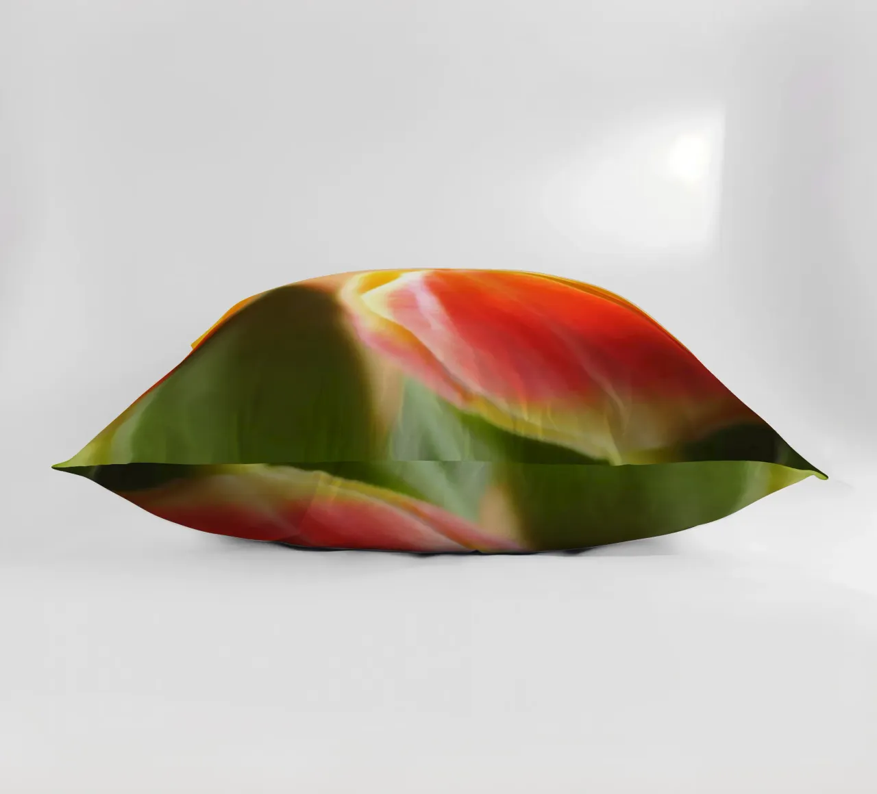 Due tulipani rosso-arancio in una ripresa macro cuscino da Something for you