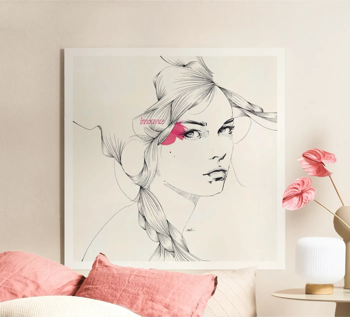 Innocence plexiglas de Manuel Rebollo