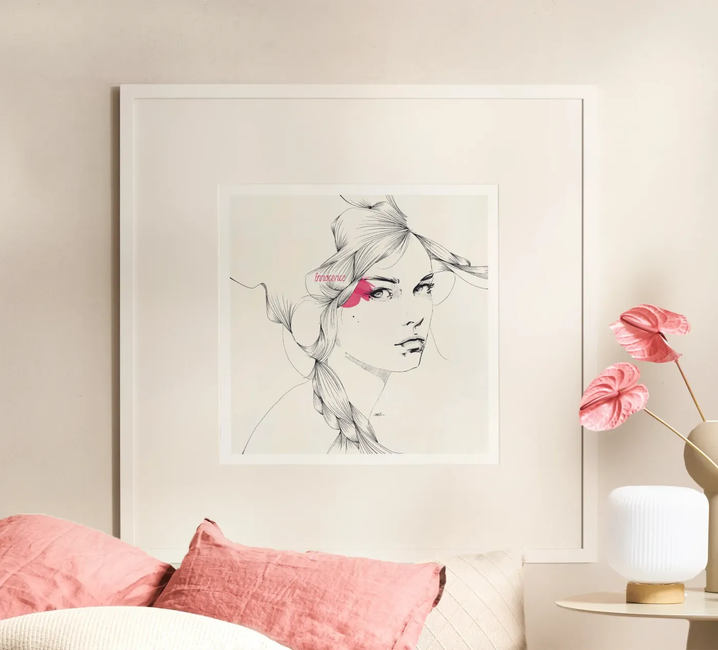 Innocence poster van Manuel Rebollo