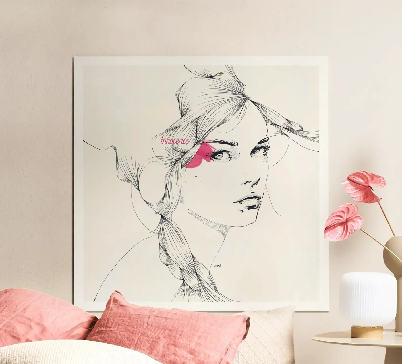 Innocence poster van Manuel Rebollo