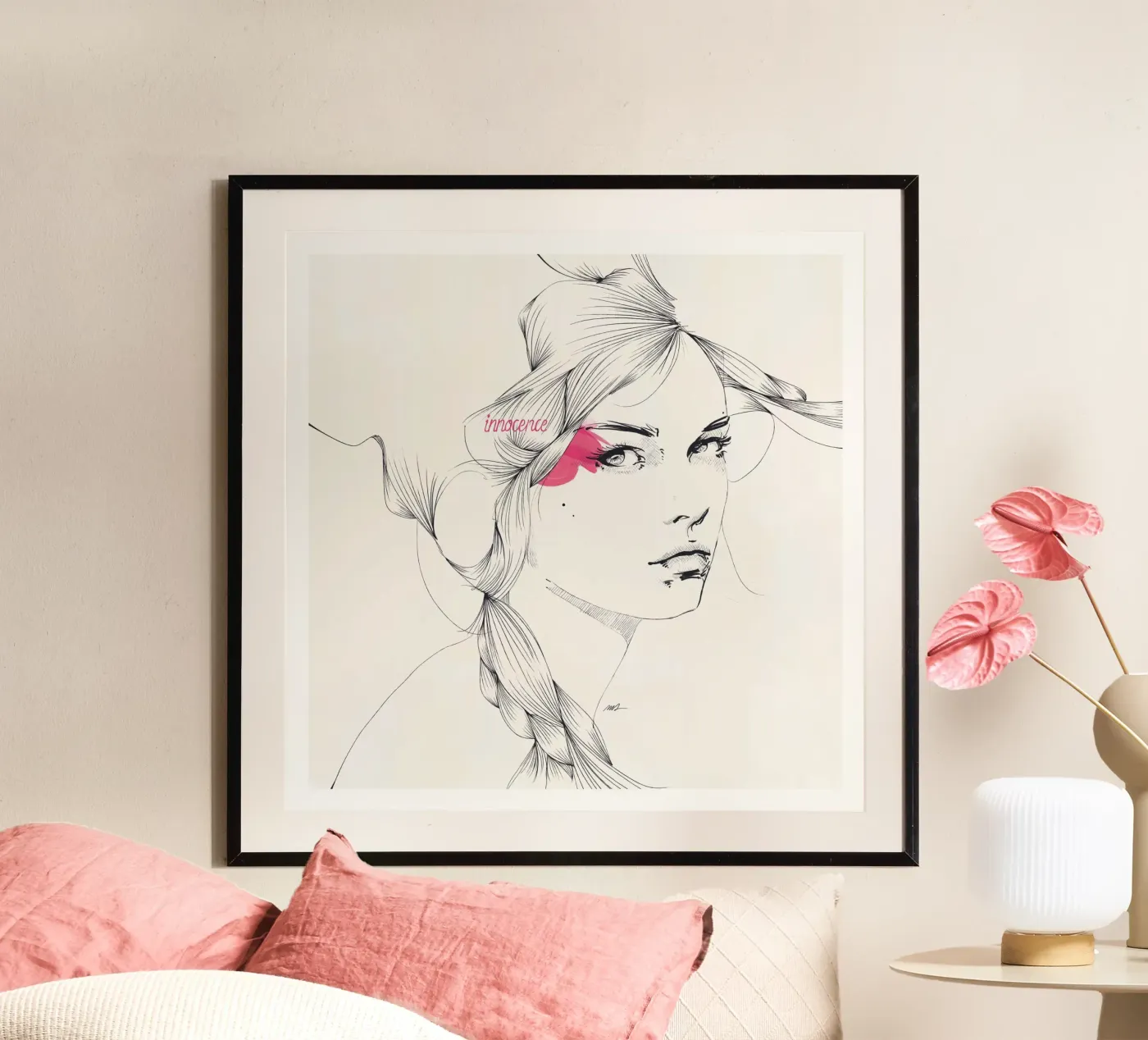 Innocence poster van Manuel Rebollo