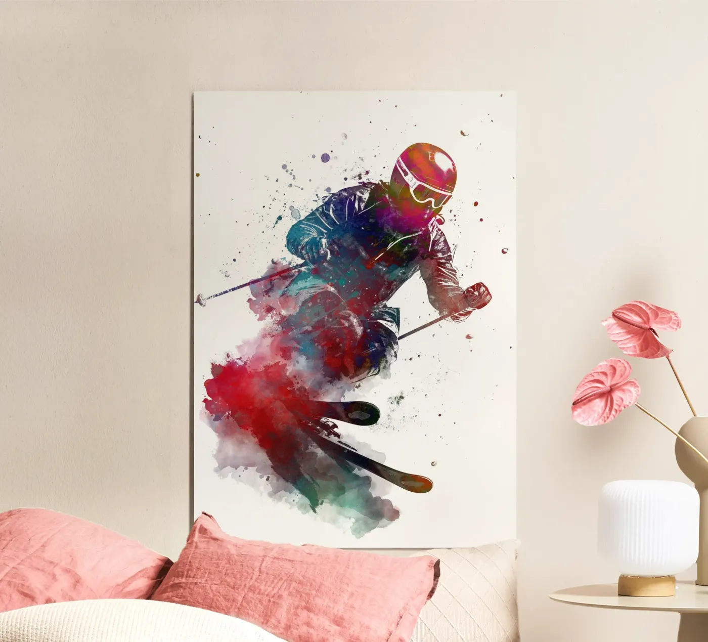 Ski sport art poster de SPORTS