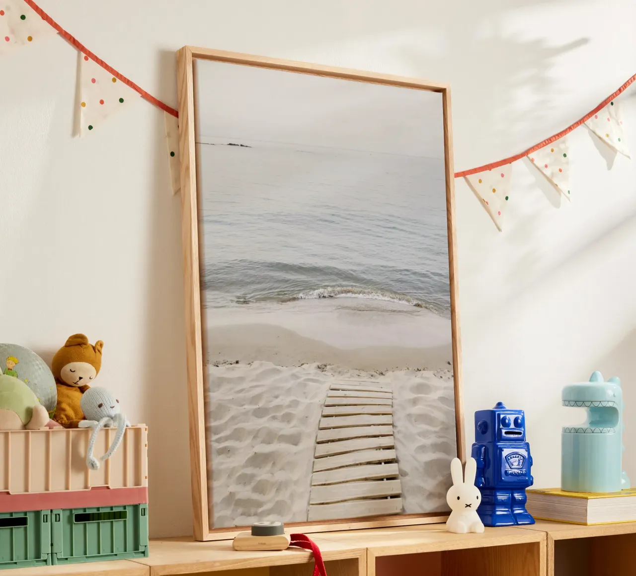 Al mare tela con Cornice a cassetta da Kathrin Pienaar