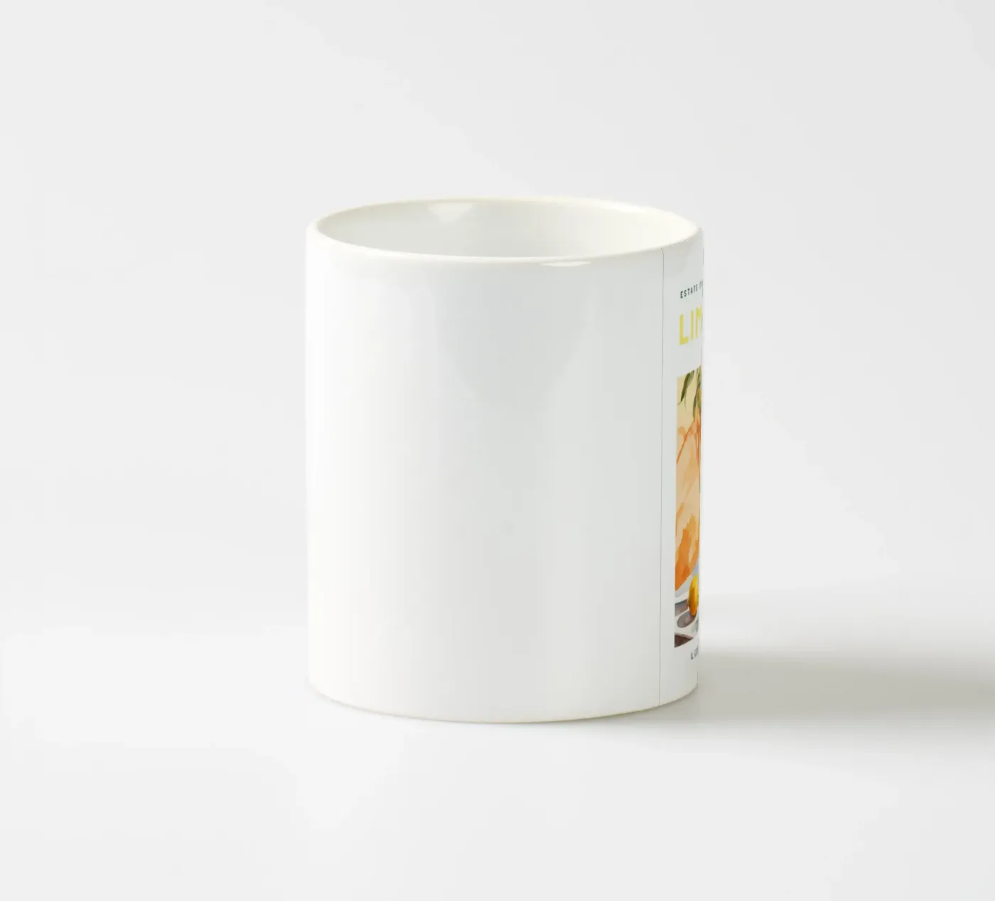 Limoncello ceramic mug by Ohkimiko