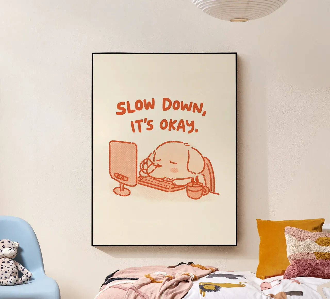 Slow Down It's Okay plexiglass da Ninatokka