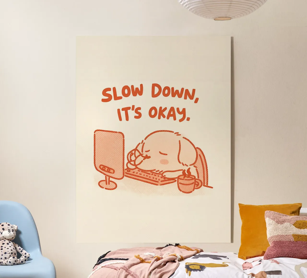 Slow Down It's Okay plexiglass da Ninatokka