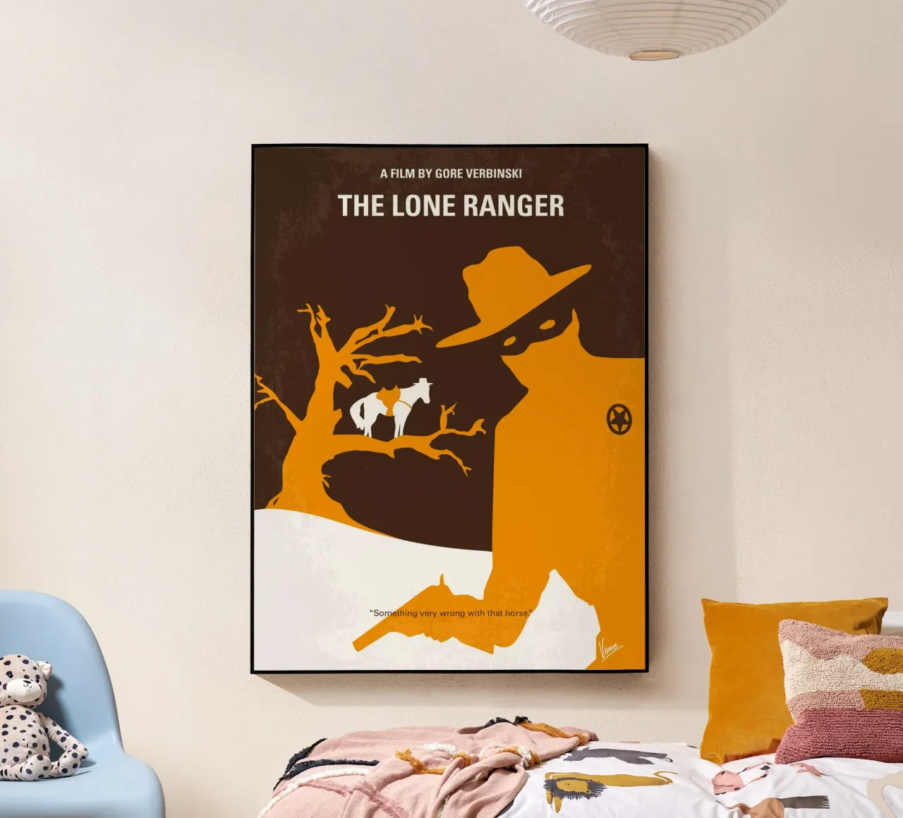 No202 My The Lone Ranger minimal movie poster plexiglass da Chungkong