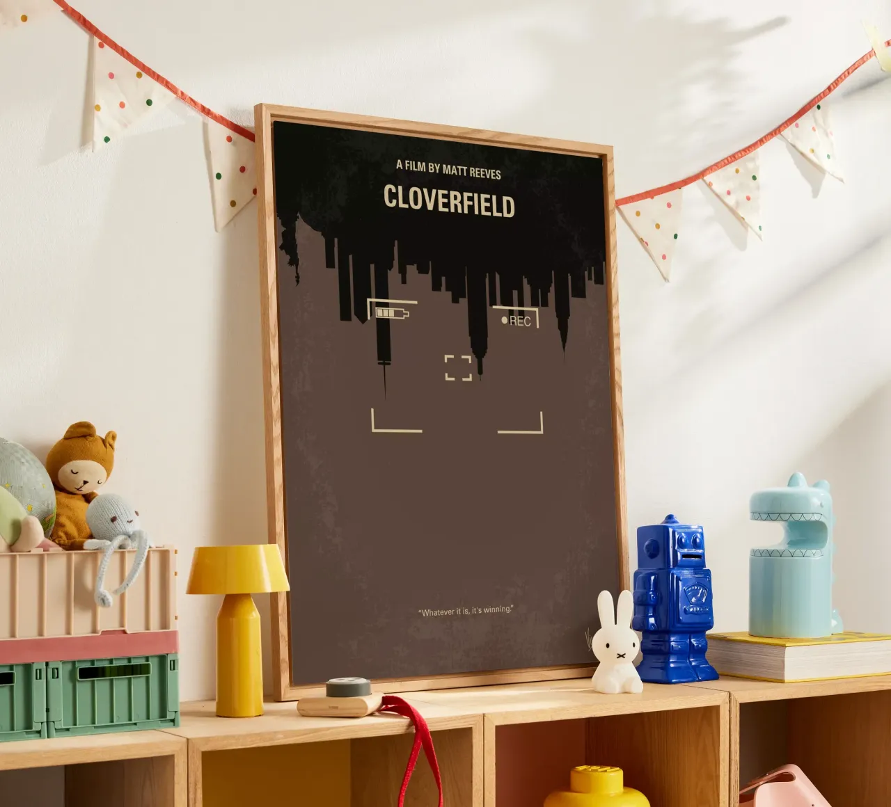 No203 My Cloverfield minimal movie poster plexiglass da Chungkong