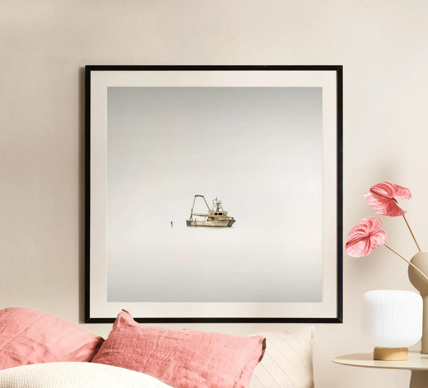 das Wrack Poster von Rainer Lüdecke – Wall Art