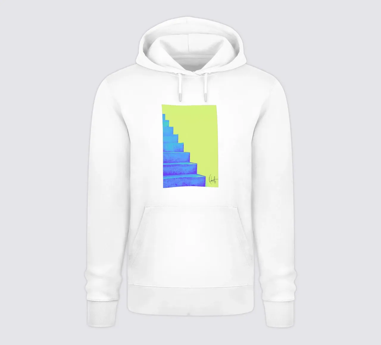 Santorini sudadera con capucha de Xchange Art Studio