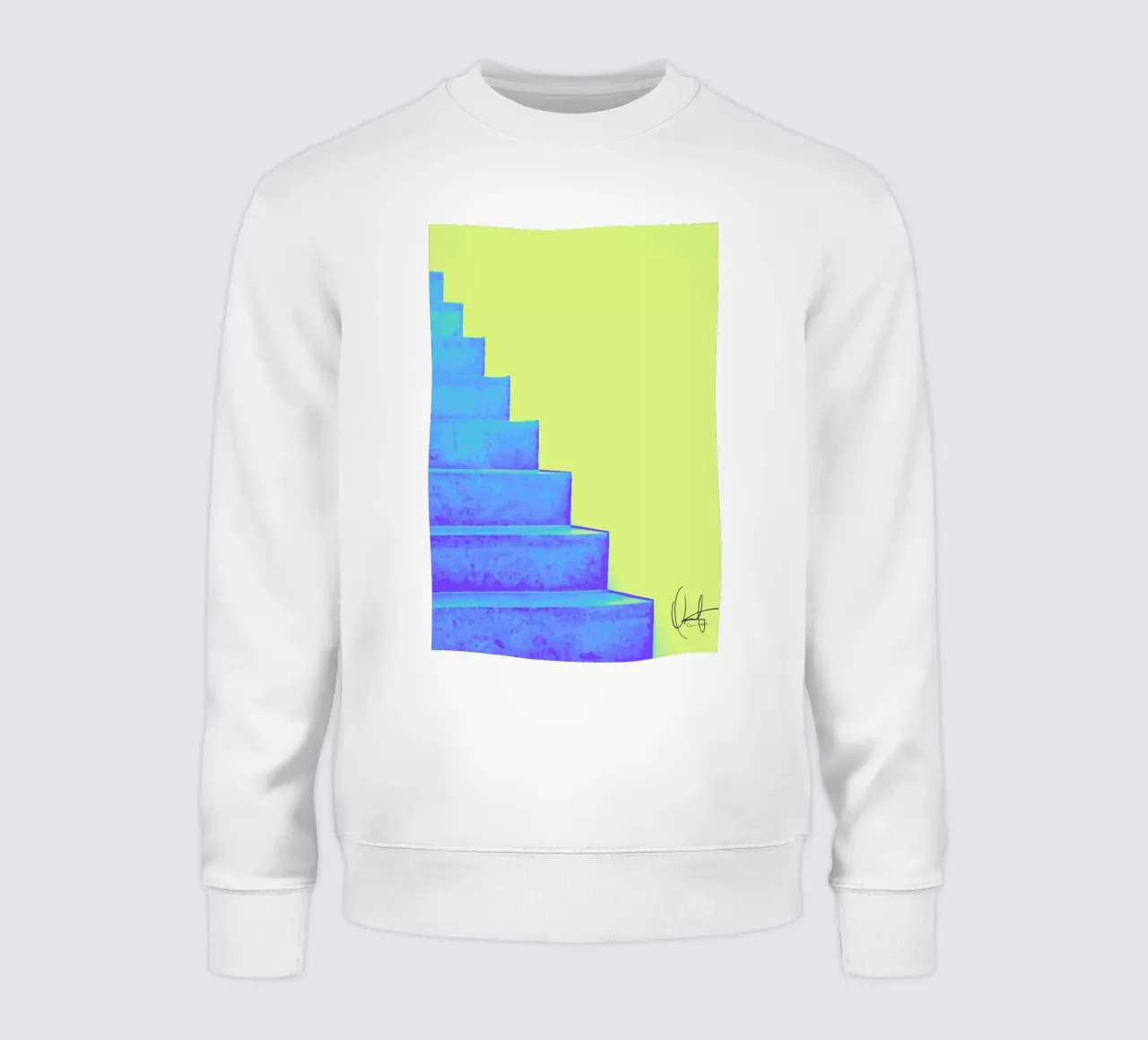 Santorini sweatshirt van Xchange Art Studio
