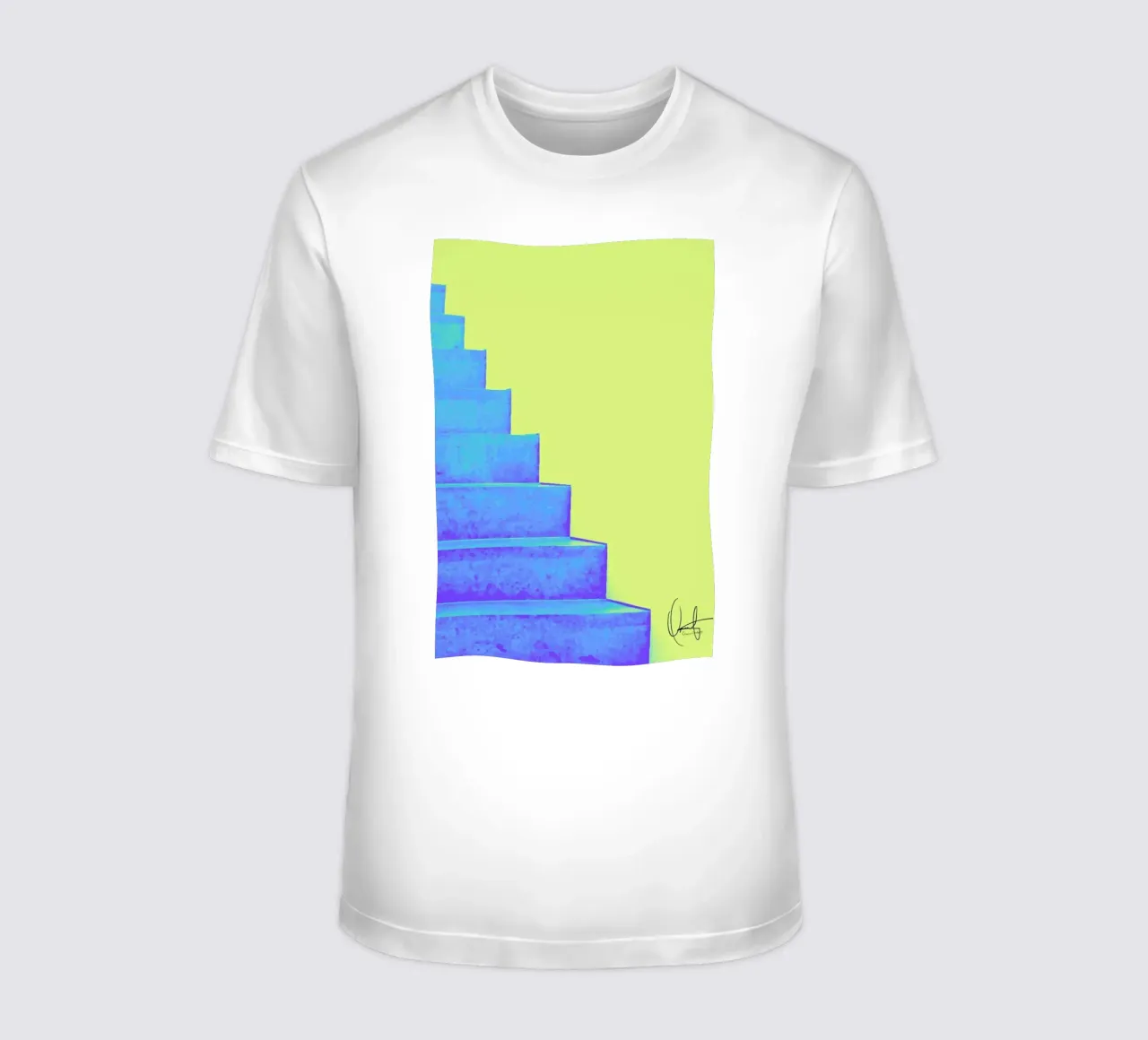 Santorini camiseta de Xchange Art Studio