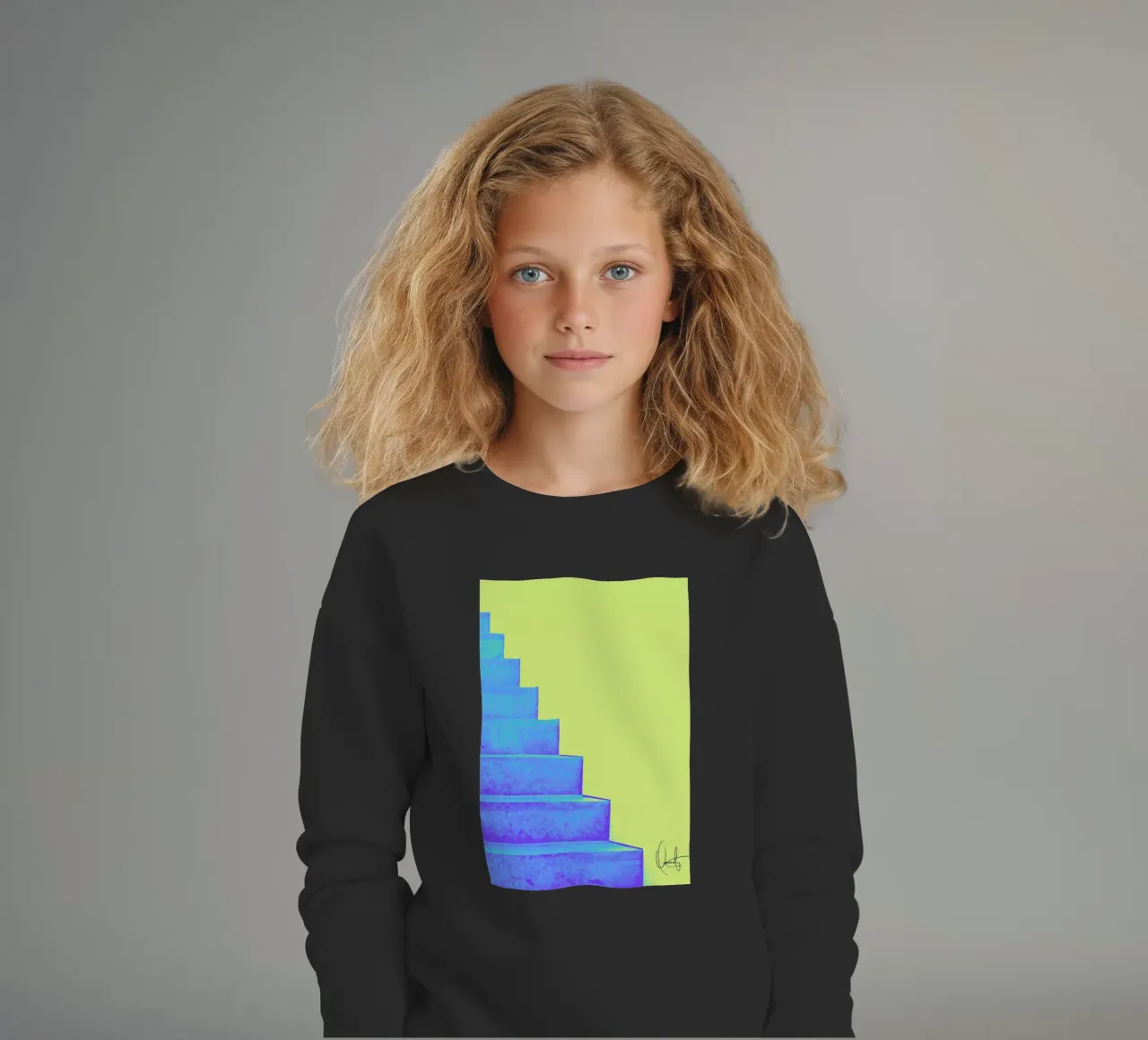 Santorini felpa bambino da Xchange Art Studio