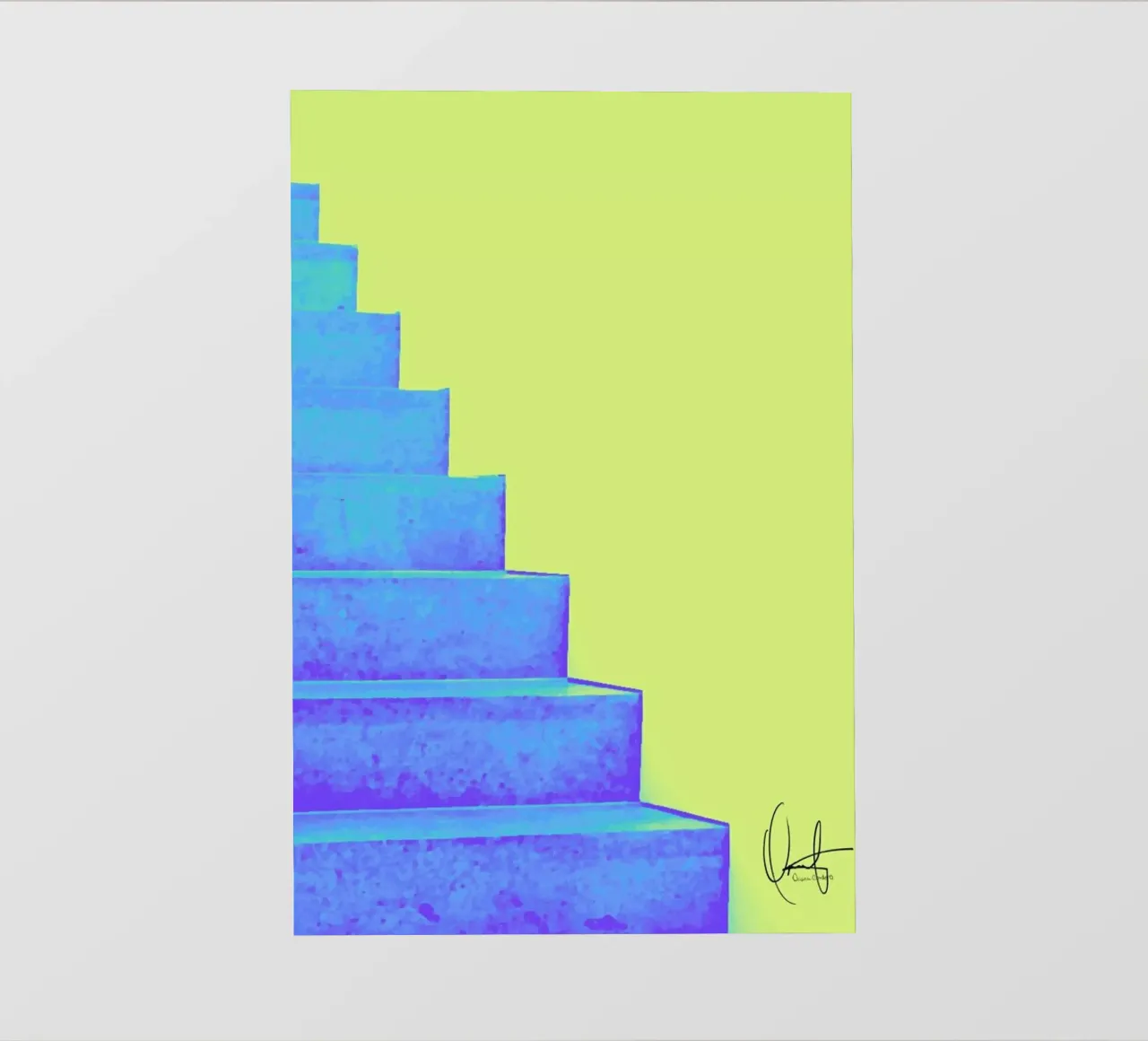 Santorini pellicola backlit da Xchange Art Studio